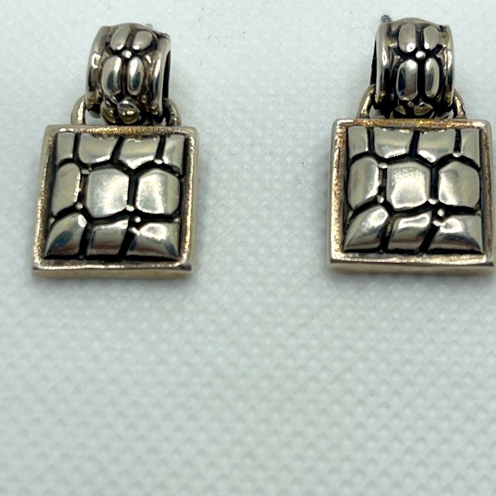 VTG, Modern Design, Sterling Silver, post earrings